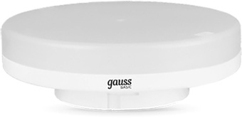 Лампа светодиодная Gauss GX53 8Вт цок.:GX53 таблетка 220B 4100K св.свеч.бел.нейт. (упак.:1шт) (108408208-D) - купить недорого с доставкой в интернет-магазине