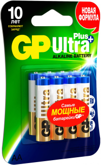 Батарея GP Ultra Plus Alkaline GP 24AUP-2CR8 AAA (8шт) блистер - купить недорого с доставкой в интернет-магазине