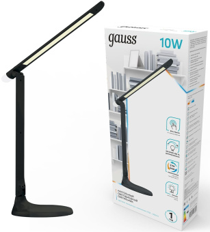 Светильник Gauss GT2042 настольный на подставке черный 10Вт - купить недорого с доставкой в интернет-магазине
