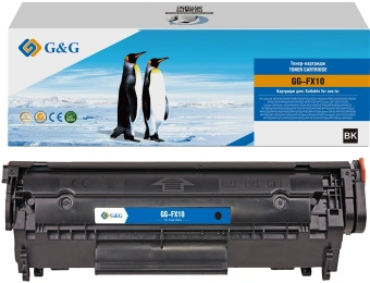 Картридж лазерный G&G GG-FX10 Q2612A/FX9/FX10 черный (2000стр.) для HP LJ 1010/1012/1015/1018/1020/1022/1022n/1022nw/3015/3020/3030/3050/3052/3055/M1005 MFP/M1300 MFP/1319f MFP - купить недорого с доставкой в интернет-магазине