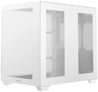 Корпус Deepcool CG530 WH белый без БП ATX 10x120mm 4x140mm 1xUSB2.0 2xUSB3.0 audio bott PSU - купить недорого с доставкой в интернет-магазине