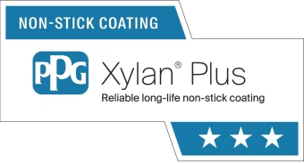 Сковорода Rondell Buffalo RDA-1483 круглая 28см покрытие: Xylan Plus ручка несъемная (без крышки) черный - купить недорого с доставкой в интернет-магазине