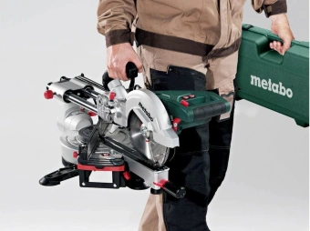 Торцовочная пила Metabo KGS 216 M Set 1200Вт 5000об/мин d=216мм - купить недорого с доставкой в интернет-магазине