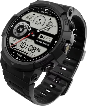 Смарт-часы Black Shark BS-W2402 (GS3 Sport) AMOLED корп.черный рем.черный (1746932) - цена, купить или заказать с доставкой в интернет-магазине Смарт-часы Black Shark BS-W2402 (GS3 Sport) AMOLED корп.черный рем.черный (1746932) - купить недорого с доставкой в интернет-магазине