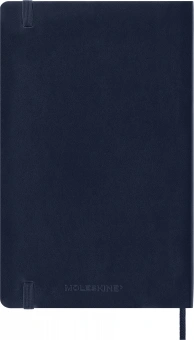 Еженедельник Moleskine ACADEMIC SOFT WKNT Large 130х210мм датир.18мес 208стр. мягкая обложка синий - купить недорого с доставкой в интернет-магазине