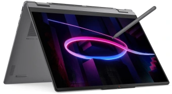 Ноутбук Lenovo Yoga 7 2-in-1 16IPH11 Core Ultra 7 355 16Gb SSD1Tb Intel Graphics 16" OLED Touch WUXGA (1920x1200) Windows 11 Home grey WiFi BT Cam (83TE0022RK) - купить недорого с доставкой в интернет-магазине