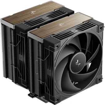 Устройство охлаждения(кулер) Deepcool AK620 G2 Soc-AM5/AM4/1200/1700/1851 черный/коричневый 4-pin 28.87dB Al+Cu 260W 1386gr Ret (R-AK620G2-BKNNMN-GJD) - купить недорого с доставкой в интернет-магазине