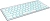 Клавиатура A4Tech FX61 белый USB slim LED (FX61 WHITE) кабель 1.5м