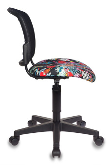 Кресло детское Бюрократ CH-296NX черный сиденье черный черепа сетка/ткань крестов. пластик - купить недорого с доставкой в интернет-магазине