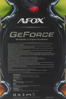Видеокарта Afox PCI-E 3.0 AF740-4096D5H3-V3 NVIDIA GeForce GT 740 4Gb 128bit GDDR5 993/5000 DVIx1 HDMIx1 CRTx1 HDCP Ret - купить недорого с доставкой в интернет-магазине