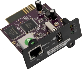 Адаптер SNMP Powercom DS807 10M/100M 1-port Internal NetAgent USB - купить недорого с доставкой в интернет-магазине