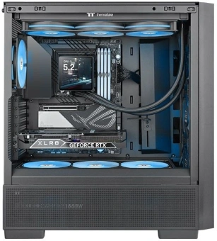 Система водяного охлаждения Thermaltake TH360 V3 Ultra ARGB Soc-AM5/AM4/1200/1700/1851 черный 4-pin 37.8dB Al LCD 365W Ret (CL-W474-PL12SW-A) - купить недорого с доставкой в интернет-магазине