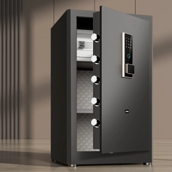 Сейф офисный Deli ET597 800x480x420мм электронный/ключевой/биометрический трейзер - купить недорого с доставкой в интернет-магазине