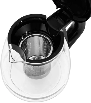 Чайный набор Kitfort КТ-6737 2л. 1530Вт черный/нержавеющая сталь корпус: Металл/стекло/пластик - купить недорого с доставкой в интернет-магазине