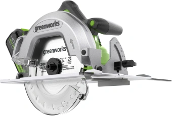 Циркулярная пила (дисковая) Greenworks GD24CS (ручная) D диска.:185мм (1500907CUB) - купить недорого с доставкой в интернет-магазине