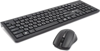 Клавиатура + мышь Оклик 250M клав:черный мышь:черный USB беспроводная slim (997834) - купить недорого с доставкой в интернет-магазине