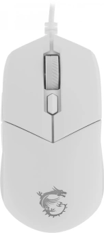 Мышь MSI Clutch GM11 белый оптическая 5000dpi USB 5but (S12-0401970-CLA) - купить недорого с доставкой в интернет-магазине