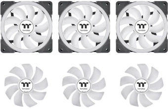 Система водяного охлаждения Thermaltake MAGFloe 360 Ultra ARGB Soc-AM5/AM4/1200/1700/1851 черный 4-pin 30.6-32.5dB Al LCD 355W Ret (CL-W432-PL12SW-A) - купить недорого с доставкой в интернет-магазине