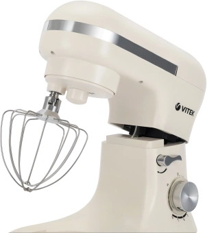 Миксер планетарный Vitek VT-PM0110 1500Вт кремовый - купить недорого с доставкой в интернет-магазине