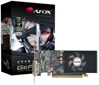 Видеокарта Afox PCI-E 3.0 AF1030-4096D4L5 NVIDIA GeForce GT 1030 4Gb 64bit GDDR4 1152/2100 DVIx1 HDMIx1 HDCP Ret - купить недорого с доставкой в интернет-магазине