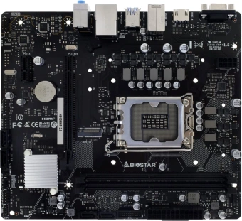 Материнская плата Biostar H610MHP 2.0 Soc-1700 Intel H610 2xDDR4 mATX AC`97 8ch(7.1) GbLAN RAID+VGA+HDMI - купить недорого с доставкой в интернет-магазине