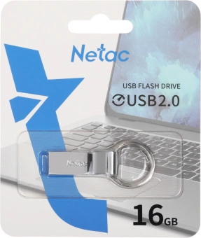 Флеш Диск Netac 16GB U275 NT03U275N-016G-20SL USB2.0 серебристый - купить недорого с доставкой в интернет-магазине
