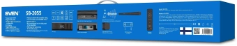 Саундбар Sven SB-2055 1.0 черный 80Вт BT - купить недорого с доставкой в интернет-магазине