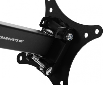 Кронштейн для телевизора Ultramounts UM874 черный 13"-27" макс.20кг настенный поворот и наклон - купить недорого с доставкой в интернет-магазине
