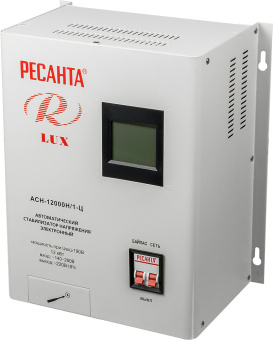 Стабилизатор напряжения Ресанта АСН-12000Н/1-Ц 12кВА однофазный серый (63/6/22) - купить недорого с доставкой в интернет-магазине