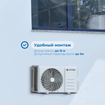 Сплит-система Vitek VT-2502 белый - купить недорого с доставкой в интернет-магазине