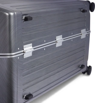 Чемодан Piquadro PQ-LM BV5213PQLM/NCU 42x37x80см 102л. 5.6кг. поликарбонат/натур.кожа серебристый - купить недорого с доставкой в интернет-магазине