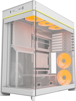 Корпус Montech HS02 PRO белый без БП ATX 4x140mm 2xUSB3.0 audio bott PSU - купить недорого с доставкой в интернет-магазине