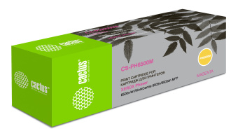 Картридж лазерный Cactus CS-PH6500M 106R01602 пурпурный (2500стр.) для Xerox Phaser 6500/WorkCentre 6505 - купить недорого с доставкой в интернет-магазине