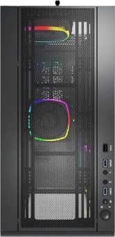 Корпус Montech Sky Two черный без БП ATX 3x140mm 2xUSB3.0 audio bott PSU - купить недорого с доставкой в интернет-магазине