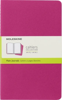 Блокнот Moleskine CAHIER JOURNAL CH018D17 Large 130х210мм обложка картон 80стр. нелинованный розовый неон (3шт) - купить недорого с доставкой в интернет-магазине