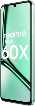 Смартфон Realme RMX3938 Note 60х 64Gb 3Gb зеленый моноблок 3G 4G 2Sim 6.74" 720x1600 Android 14 8Mpix 802.11 a/b/g/n/ac GPS GSM900/1800 GSM1900 TouchSc A-GPS microSD - купить недорого с доставкой в интернет-магазине