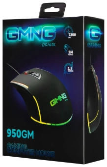 Мышь GMNG 950GM черный оптическая 7200dpi USB 8but (1533300) - купить недорого с доставкой в интернет-магазине