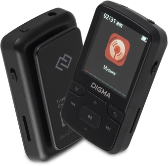 Плеер Hi-Fi Flash Digma Z5 BT 16Gb черный/1.54"/FM/microSD/microSDHC/clip - купить недорого с доставкой в интернет-магазине