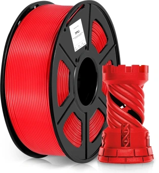 Пластик для принтера 3D Cactus CS-3D-TPU-0.8KG-RED TPU d1.75мм 0.8кг L336м 1цв. - купить недорого с доставкой в интернет-магазине