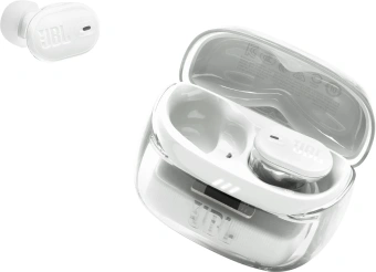 Гарнитура внутриканальные JBL Tune Buds 2 Ghost белый беспроводные bluetooth в ушной раковине (JBLTBUDS2GWHT) - купить недорого с доставкой в интернет-магазине