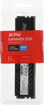 Память DDR4 8GB 3200MHz A-Data AX4U32008G16A-SBKD35 XPG Gammix D35 RTL Gaming PC4-25600 CL16 DIMM 288-pin 1.35В dual rank с радиатором Ret - купить недорого с доставкой в интернет-магазине