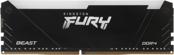 Память DDR4 16GB 3200MHz Kingston KF432C16BB2A/16 Fury Beast RGB RTL Gaming PC4-25600 CL16 DIMM 288-pin 1.35В single rank с радиатором Ret - купить недорого с доставкой в интернет-магазине