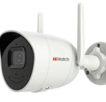 Камера видеонаблюдения IP HiWatch DS-I450W(4mm) Wi-Fi 4-4мм цв. корп.:белый - купить недорого с доставкой в интернет-магазине