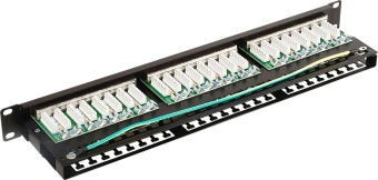 Патч-панель Lanmaster LAN-PPC48S5E 19" 1U 48xRJ45 кат.5E STP - купить недорого с доставкой в интернет-магазине