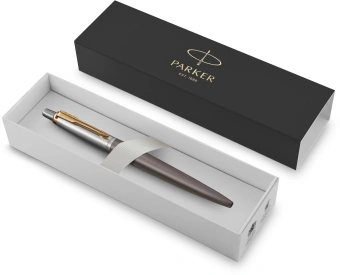 Ручка шариков. Parker Jotter XL Grey Core GT (2213722) M син. черн. подар.кор. - купить недорого с доставкой в интернет-магазине