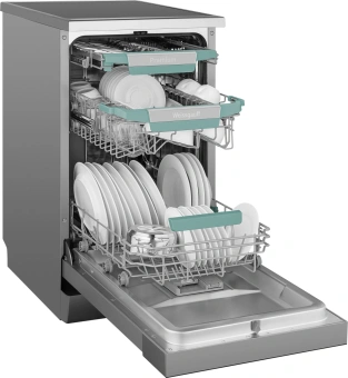 Посудомоечная машина Weissgauff DW 4539 Inverter Touch AutoOpen Inox серебристый (узкая) инвертор - купить недорого с доставкой в интернет-магазине