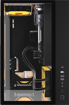 Корпус Formula Crystal Z9 FLOE черный без БП ATX 2xUSB3.0 audio bott PSU - купить недорого с доставкой в интернет-магазине