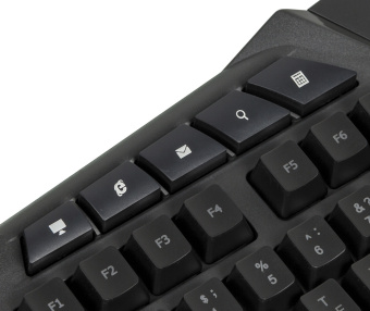 Клавиатура Оклик 777G PSYCHO черный USB Multimedia for gamer LED (подставка для запястий) - купить недорого с доставкой в интернет-магазине