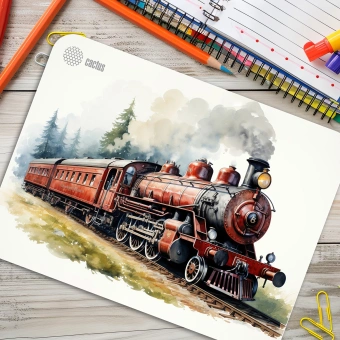 Коврик для мыши Cactus Locomotive 400x300x3мм (CS-MP-PRO17XL) - купить недорого с доставкой в интернет-магазине