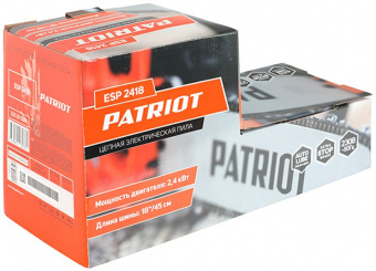 Электрическая цепная пила Patriot ESP 2418 2400Вт дл.шины:18" (45cm) (220301560) - купить недорого с доставкой в интернет-магазине
